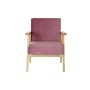 Armchair DKD Home Decor Pink Polyester MDF Wood (61 x 63 x 77 cm) | Tienda24 - Global Online Shop Tienda24.eu