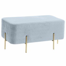 Panca DKD Home Decor  70 x 39,5 x 24,5 cm Grigio Verde Pioppo (2 Unità) | Tienda24 - Global Online Shop Tienda24.eu