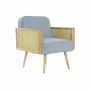 Siège DKD Home Decor 66 x 64 x 79 cm Naturel Bleu ciel de DKD Home Decor, Chaises - Réf : S3023756, Prix : 161,98 €, Remise : %