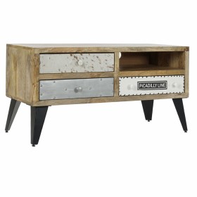 Meubles de télévision DKD Home Decor Métal Bois de manguier (100 x 40 x 50 cm) de DKD Home Decor, Tables et supports de télév...