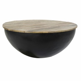 Table d'appoint DKD Home Decor Marron Noir Métal Bois de manguier 95 x 95 x 40 cm 93,5 x 93,5 x 40 cm de DKD Home Decor, Tabl...