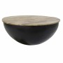 Side table DKD Home Decor Brown Black Metal Mango wood 95 x 95 x 40 cm 93,5 x 93,5 x 40 cm | Tienda24 - Global Online Shop Tienda24.eu