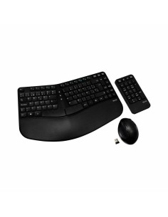 clavier et souris NGS Cocoa Kit (2 pcs) Noir Espagnol Qwerty | Tienda24 Tienda24.eu