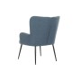 Armchair DKD Home Decor Blue Black Metal 70 x 60 x 84 cm by DKD Home Decor, Chairs - Ref: S3023871, Price: 195,62 €, Discount: %