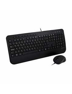 Tastatur mit Maus The G-Lab Combo Tungsten Französisch AZERTY | Tienda24 Tienda24.eu