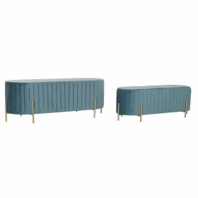 Banqueta DKD Home Decor Bege Madeira MDF 100 x 40 x 40 cm | Tienda24 - Global Online Shop Tienda24.eu