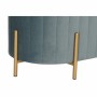 Banqueta DKD Home Decor Azul Dorado Metal Poliéster Terciopelo (123 x 50 x 45 cm) de DKD Home Decor, Sillas - Ref: S3023889, ...