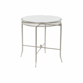 Mesa de apoio DKD Home Decor Prateado Metal Espelho 56 x 56 x 56 cm de DKD Home Decor, Jogos de móveis - Ref: S3023896, Preço...