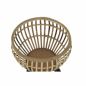 Plantador DKD Home Decor Natural Metal Bambu Bali 41 x 41 x 68 cm de DKD Home Decor, Vasos - Ref: S3023950, Preço: 90,94 €, D...