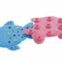 Tapete de banho DKD Home Decor 13 x 1 x 10,5 cm Azul Cor de Rosa Infantil PVC Peixe (2 Unidades) de DKD Home Decor, Tapetes d...