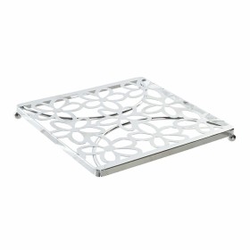 Individuais DKD Home Decor Prateado Metal Plástico 18 x 18 x 1,5 cm de DKD Home Decor, Toalhas de mesa individuais - Ref: S30...