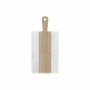 Cutting board DKD Home Decor White Natural Bamboo Marble Plastic Rectangular 38 x 18 x 1 cm by DKD Home Decor, Chopping board...