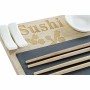 Set de sushi DKD Home Decor PC-186227 Blanc Noir Naturel Bambou Ardoise Moderne Oriental 28,5 x 18,5 x 2,6 cm (9 Pièces) (28,5 | Tienda24 - Global Online Shop Tienda24.eu