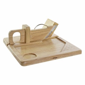 Cortador DKD Home Decor 29 x 29 x 10 cm Madera de caucho Acero Inoxidable de DKD Home Decor, Ralladores y cortadores manuales...