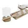 Set de 3 Botes DKD Home Decor Multicolor Transparente Natural 150 ml 20,5 x 8 x 1,5 cm de DKD Home Decor, Almacenamiento de a...