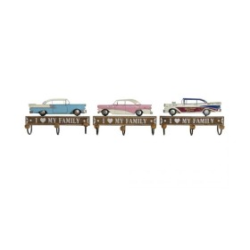 Portemanteau DKD Home Decor 29 x 8 x 17 cm Métal Vintage Bois MDF (3 Pièces) de DKD Home Decor, Patères portemanteaux - Réf :...