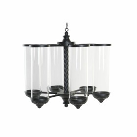 Kerzenleuchter Alexandra House Living Schwarz Glas Eisen 21 x 40 x 29 cm | Tienda24 - Global Online Shop Tienda24.eu