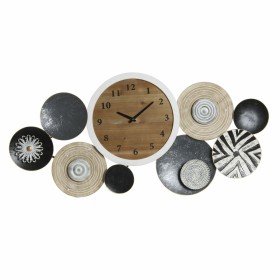 Wanduhr DKD Home Decor Metall Holz (105.4 x 6.5 x 51.5 cm) von DKD Home Decor, Wanduhren - Ref: S3026632, Preis: 67,70 €, Rab...