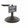 Horloge de table DKD Home Decor Noir Verre Fer (36 x 22 x 52 cm) de DKD Home Decor, Pendulettes de bureau - Réf : S3026688, P...