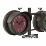 Horloge de table DKD Home Decor Noir Verre Fer (36 x 22 x 52 cm) de DKD Home Decor, Pendulettes de bureau - Réf : S3026688, P...