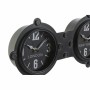 Reloj de Pared DKD Home Decor Cristal Negro Hierro (58 x 6.5 x 18 cm) de DKD Home Decor, Relojes de pared - Ref: S3026689, Pr...