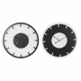 Horloge Murale DKD Home Decor 50 x 3,5 x 50 cm Noir Blanc Vintage Bois MDF (2 Unités) de DKD Home Decor, Pendules murales - R...