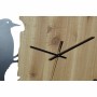 Horloge Murale DKD Home Decor Noir Marron Blanc Fer Oiseau 50 x 4 x 50 cm Bois MDF (2 Unités) de DKD Home Decor, Pendules mur...