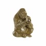 Statua Decorativa DKD Home Decor Dorato Resina Gorilla (33 x 33 x 43 cm) di DKD Home Decor, Soprammobili - Rif: S3026850, Pre...