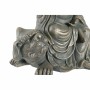 Figura Decorativa DKD Home Decor 38 x 25 x 43 cm Negro Dorado Buda Gris oscuro Oriental Moderno de DKD Home Decor, Adornos - ...