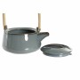 Tetera DKD Home Decor 21 x 17 x 10 cm Porcelana Gris 1 L de DKD Home Decor, Teteras de té caliente - Ref: S3027094, Precio: 2...