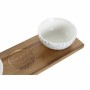 Ensemble à apértif DKD Home Decor Blanc Blue marine Porcelaine Acacia Plastique Oriental 4 Pièces 30 x 9,5 x 1,3 cm de DKD Ho...