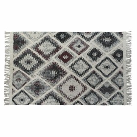 Tapis DKD Home Decor Blanc Noir Rouge Coton (160 x 230 x 1 cm) de DKD Home Decor, Tapis - Réf : S3027195, Prix : 78,87 €, Rem...