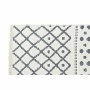 Tapis DKD Home Decor Blanc Polyester Coton Gris foncé (160 x 230 x 1 cm) de DKD Home Decor, Tapis - Réf : S3027243, Prix : 79...