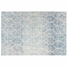 Carpet DKD Home Decor Blue Cotton Chenille (120 x 180 x 1 cm) by DKD Home Decor, Rugs - Ref: S3027329, Price: 54,95 €, Discou...