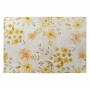 Tapete DKD Home Decor Amarelo Branco Poliéster Algodão Bloemen (200 x 290 x 0.5 cm) de DKD Home Decor, Tapetes infantis - Ref...