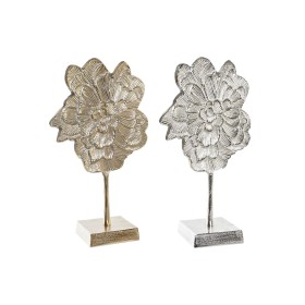 Deko-Figur DKD Home Decor 22 x 10 x 38 cm Blume Champagner Silberfarben Orientalisch von DKD Home Decor, Ornamente - Ref: S30...