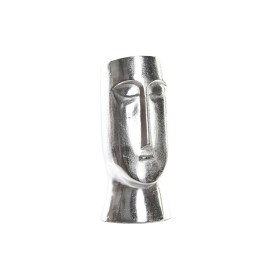 Vase DKD Home Decor Visage Argenté Aluminium Moderne (17 x 16 x 36 cm) de DKD Home Decor, Vases - Réf : S3027662, Prix : 48,9...