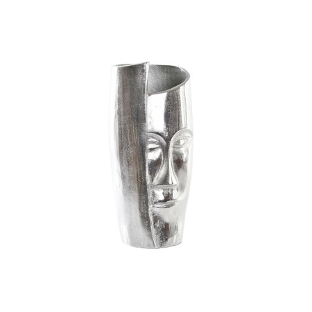 Vase DKD Home Decor 15 x 13 x 31 cm Face Silver Aluminium Modern by DKD Home Decor, Vases - Ref: S3027664, Price: 36,20 €, Di...