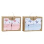 Conjunto de Vestuário DKD Home Decor Azul Cor de Rosa 0-6 Meses Algodão Estrelas (2 Unidades) de DKD Home Decor, Conjuntos - ...