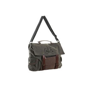 Shoulder Bag DKD Home Decor Bicycle 48 x 10 x 37 cm Grey Brown by DKD Home Decor, Cross-Body Bags - Ref: S3027877, Price: 35,...