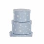 Conjunto de Caixas de Organização Empilháveis DKD Home Decor Redondo Estrelas Infantil Cartão | Tienda24 - Global Online Shop Tienda24.eu