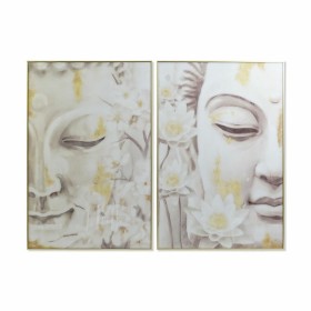 Cuadro DKD Home Decor Buda 80 x 4 x 120 cm Oriental (2 Unidades) de DKD Home Decor, Impresiones sobre lienzo - Ref: S3028178,...