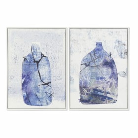 Painting DKD Home Decor 52,2 x 4,5 x 73 cm Vase Scandinavian (2 Units) by DKD Home Decor, Prints on Canvas - Ref: S3028206, P...