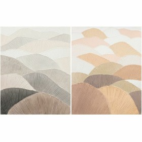 Painting DKD Home Decor 80 x 3,7 x 100 cm Moutain Scandinavian (2 Units) by DKD Home Decor, Prints on Canvas - Ref: S3028230,...