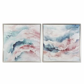 Pintura DKD Home Decor Abstrato 104 x 4 x 104 cm Moderno (2 Unidades) de DKD Home Decor, Impressões sobre tela - Ref: S302824...