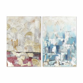 Pintura DKD Home Decor 80 x 3,5 x 120 cm Abstrato Loft (2 Unidades) de DKD Home Decor, Impressões sobre tela - Ref: S3028254,...