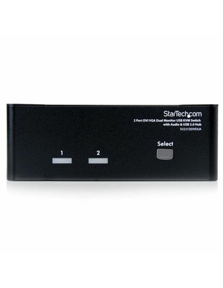 Comutador KVM com 2 Portas Startech SV231DDVDUA | Tienda24 Tienda24.eu