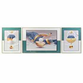 Conjunto de 3 quadros DKD Home Decor Moderno (240 x 3 x 80 cm) de DKD Home Decor, Impressões sobre tela - Ref: S3028356, Preç...