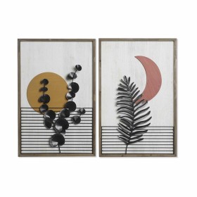 Quadro DKD Home Decor 51 x 3 x 76,5 cm Luna Scandinavo (2 Unità) di DKD Home Decor, Stampe e quadri su tela - Rif: S3028421, ...