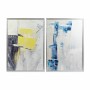 Pintura DKD Home Decor Abstrato 70 x 3 x 100 cm Urbana (2 Unidades) | Tienda24 - Global Online Shop Tienda24.eu